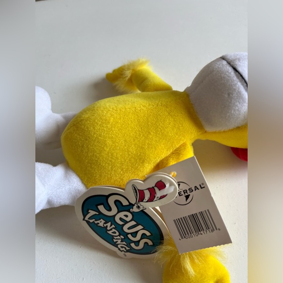 NWT Dr.Seuss Sam I Am Cat In The Hat Plush 9" Universal Studios Vintage 1998 toy - Picture 5 of 8